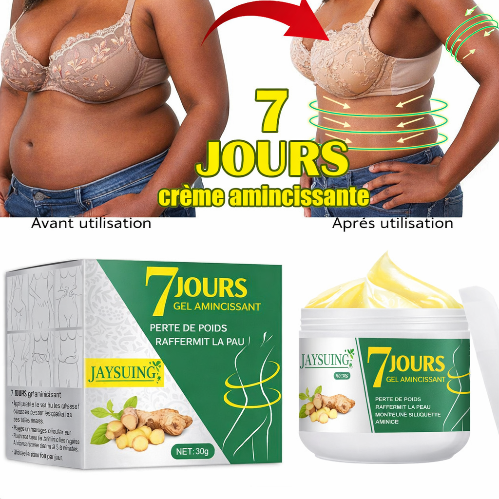 Crème Minceur Gingembre 7 Jours